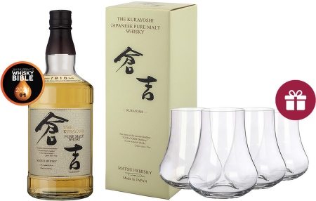 Kurayoshi Pure Malt Japanese Whisky 0,7l + dárek