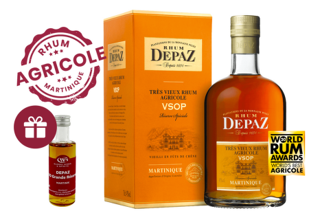 Depaz VSOP Réserve Spéciale, Martinique 0,7l + dárek
