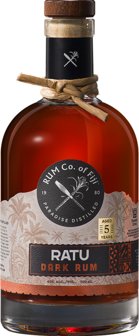 Ratu 5 Years Old, Premium Fiji Dark Rum 0,7l
