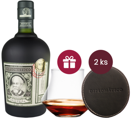 Diplomatico Reserva Exclusiva + dárek