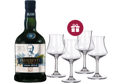 Presidente Gran Anejo + dárek