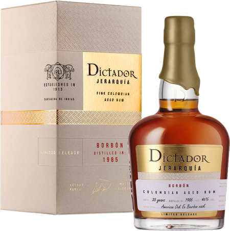 Dictador Rum Vintages Collection Jerarquia Borbon 1985 0,7l