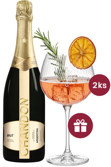 Chandon Brut Argentina + dárek