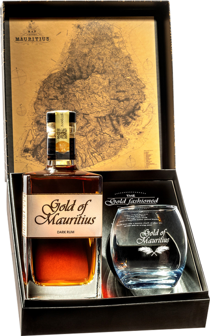 Gold Of Mauritius Rum 0,7l + sklenice
