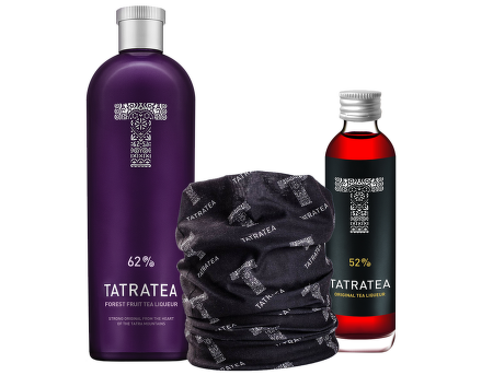Tatratea 62% Forest Fruit Tea liqueur 0,7l + dárky
