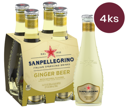 Sanpellegrino Ginger Beer sklo 20cl - 4 ks