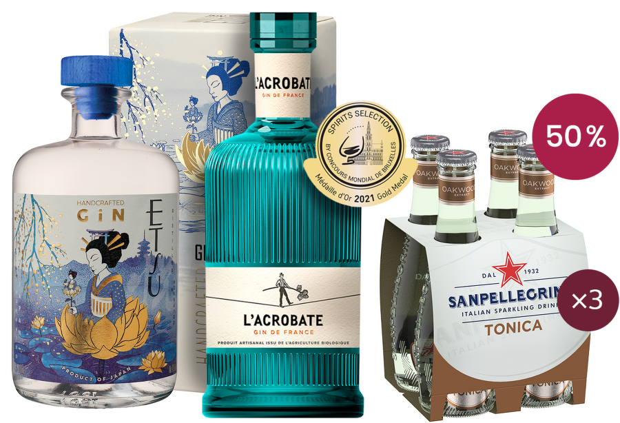 Gin&Tonic Fest Etsu Japanese Gin + L´Acrobate Gin + dárek